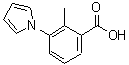 CAS 登录号：83140-96-9， 2-甲基-3-(1H-吡咯-1-基)苯甲酸