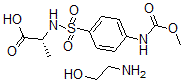 CAS#: 83192-81-8, 4-((1-Carboxyethyl)Sulfamoyl)Carbanilic Acid 1-Methyl Ester Compd. With 2-Aminoethanol