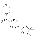 CAS 登录号：832114-06-4， 4-(4-甲基哌嗪-1-羰基)苯硼酸频哪醇酯