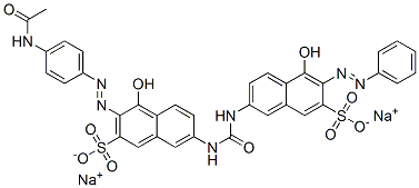CAS#: 83232-29-5, 3-[[4-(Acetylamino)Phenyl]Azo]-4-Hydroxy-7-[[[[5-Hydroxy-6-(Phenylazo)-7-Sulfo-2-Naphthalenyl]Amino]Carbonyl]Amino]-2-Naphthalenesulfonic Acid Sodium Salt