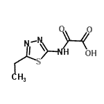 CAS#: 83244-82-0, [(5-Ethyl-1,3,4-thiadiazol-2-yl)amino](oxo)acetic acid
