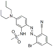 CAS#: 83249-54-1, N-[2-[(2-Bromo-6-Cyano-p-Tolyl)Azo]-5-(Dipropylamino)Phenyl]Methanesulphonamide