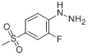 CAS 登录号：832714-48-4， 2-氟-4-(甲基磺酰基)苯基肼