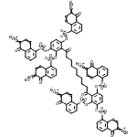 CAS#: 83317-65-1, (1,10-Dioxo-1,10-decanediyl)dibenzene-3,1,2,4-tetrayl hexakis(6-diazo-5-oxo-5,6-dihydro-1-naphthalenesulfonate)