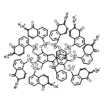 CAS 登录号：83346-78-5， 亚甲基二-6-苯甲酰基苯并烯-5,1,2,3,4-五基八(6-重氮基-5-氧代-5,6-二氢-1-萘磺酸酯)