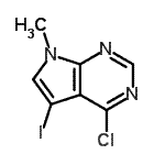 CAS#: 833481-37-1, 4-Chloro-5-iodo-7-methyl-7H-pyrrolo[2,3-d]pyrimidine