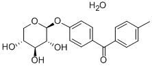 CAS 登录号：83354-79-4， (4-甲基苯基)(4-(beta-D-吡喃木糖基氧基)苯基)甲酮水合物