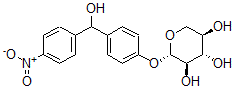 CAS#: 83355-52-6, (2S,3R,4S,5R)-2-[4-[Hydroxy-(4-Nitrophenyl)Methyl]Phenoxy]Oxane-3,4,5- Triol