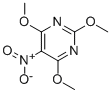 CAS 登录号：83356-02-9， 2,4,6-三甲氧基-5-硝基嘧啶