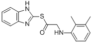 CAS#: 83408-79-1, ((2,3-Dimethylphenyl)Amino)Ethanethioic Acid S-1H-Benzimidazol-2-Yl Ester