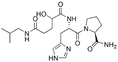 CAS 登录号：83437-31-4， N-(2-羟基-4-(异丁基氨基甲酰)丁酰基)组氨酰脯氨酰胺