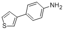 CAS 登录号：834884-74-1， 4-(噻吩-3-基)苯胺