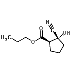 CAS 登录号：834886-17-8， 丙基(1R,2R)-2-氰基-2-羟基环戊烷羧酸酯