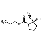 CAS#: 834886-29-2, Propyl (1S,2S)-2-cyano-2-hydroxycyclopentanecarboxylate
