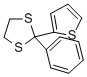 CAS 登录号：83521-87-3， 2-苯基-2-(2-噻吩基)-1,3-二噻戊环