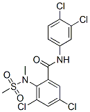 CAS 登录号：83542-66-9， 3,5-二氯-N-(3,4-二氯苯基)-2-[甲基(甲基磺酰基)氨基]苯甲酰胺