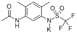 CAS#: 83601-83-6, Potassium N-[2,4-Dimethyl-5-(Trifluoromethylsulfonylamino)Phenyl]Ethanimidate