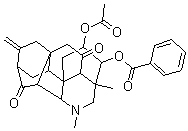 CAS 登录号：83685-24-9， 紫乌定碱