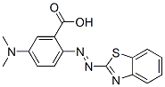 CAS#: 83688-78-2, 2-(2-Benzothiazolylazo)-5-dimethylaminobenzoic acid