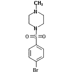 CAS#: 837-12-7, 1-[(4-Bromophenyl)sulfonyl]-4-methylpiperazine