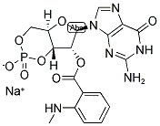 CAS#: 83707-15-7, Guanosine, cyclic 3',5'-(hydrogen phosphate), 2'-[2-(methylamino)benzoate]