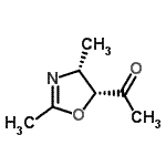 CAS#: 83750-10-1, 1-[(4R,5R)-2,4-Dimethyl-4,5-dihydro-1,3-oxazol-5-yl]ethanone