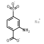 CAS#: 83763-37-5, 2-amino-4-sulfonato-Benzoate sodium salt (1:1)