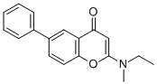 CAS#: 83766-99-8, 2-(Ethylmethylamino)-6-phenyl-4H-1-benzopyran-4-one