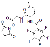 CAS#: 83800-45-7, N-Pentafluorobenzoylmethionylglycine-N-Hydroxysuccinimide Ester