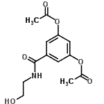 CAS#: 83803-73-0, 5-[(2-Hydroxyethyl)carbamoyl]-1,3-phenylene diacetate