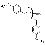 CAS 登录号：83817-62-3， (甲氧基{二[(4-甲氧基苄基)氧基]}甲基)硅烷