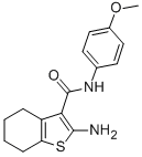 CAS#: 83822-33-7, 2-Amino-4,5,6,7-Tetrahydro-Benzo[b]Thiophene-3-Carboxylic Acid (4-Methoxy-Phenyl)-Amide