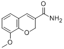 CAS 登录号：83823-29-4， 8-甲氧基-2H-1-苯并吡喃-3-甲酰胺