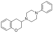 CAS 登录号：83823-52-3， 1-(3,4-二氢-2H-1-苯并吡喃-3-基)-4-苯基哌嗪