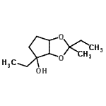 CAS#: 83824-00-4, 2,4-Diethyl-2-methyltetrahydro-3aH-cyclopenta[d][1,3]dioxol-4-ol