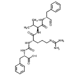 CAS#: 83830-01-7, N<sup>2</sup>-{[(1S)-1-Carboxy-2-phenylethyl]carbamoyl}-N<sup>5</sup>-(diaminomethylene)-L-ornithyl-N-[(2R)-1-oxo-3-phenyl-2-propanyl]-L-valinamide