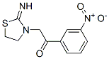 CAS 登录号：83846-64-4， 2-(2-亚胺噻唑烷-3-基)-1-(3-硝基苯基)乙烷-1-酮