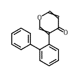 CAS#: 83863-62-1, 3-(2-Biphenylyl)-4H-pyran-4-one