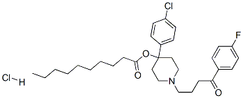 CAS#: 83863-76-7, 4-(4-Chlorophenyl)-1-[4-(4-Fluorophenyl)-4-Oxobutyl]-4-Piperidyl Decanoate Hydrochloride
