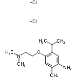 CAS#: 83880-23-3, 4-[2-(Dimethylamino)ethoxy]-5-isopropyl-2-methylaniline dihydrochloride