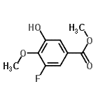 CAS 登录号：838856-88-5， 甲基3-氟-5-羟基-4-甲氧基苯甲酸酯