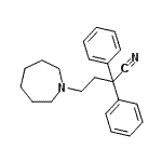 CAS#: 83898-29-7, 4-(1-Azepanyl)-2,2-diphenylbutanenitrile
