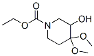 CAS 登录号:83898-43-5, 3-羟基-4,4-二甲氧基哌啶-1-羧酸乙酯