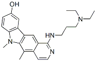 CAS#: 83948-20-3, 1-[[3-(Diethylamino)Propyl]Amino]-5,6-Dimethyl-6H-Pyrido[4,3-b]Carbazol-9-Ol