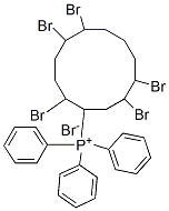 CAS 登录号：83949-31-9， (2,5,6,10,11-五溴环十二烷基)三苯基鏻溴化物