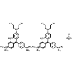 CAS#: 83950-36-1, Bis[4-({4-[bis(2-hydroxyethyl)amino]-2-methylphenyl}[4-(dimethylamino)phenyl]methylene)-N,N-dimethyl-2,5-cyclohexadien-1-iminium] sulfate