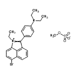 CAS#: 83968-79-0, 6-Bromo-2-[4-(diethylamino)phenyl]-1-ethylbenzo[cd]indolium methyl sulfate