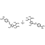 CAS#: 83969-13-5, Bis[5-(diisopropylamino)-2-{[4-(dimethylamino)phenyl]diazenyl}-3-methyl-1,3,4-thiadiazol-3-ium] sulfate