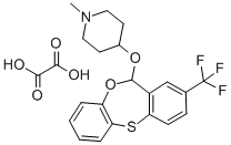 CAS#: 83986-20-3, 8-Trifluoromethyl-6-(1-Methyl-4-Piperidyl)-6H-Dibenz(B,E)-1,4-Oxathiepin Hydrogen Oxalate