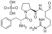 CAS 登录号：83997-16-4， (S)-D-苯丙氨酰-N-(4-((氨基亚胺甲基)氨基)-1-甲酰基丁基)-L-脯氨酰胺硫酸盐 (1:1)